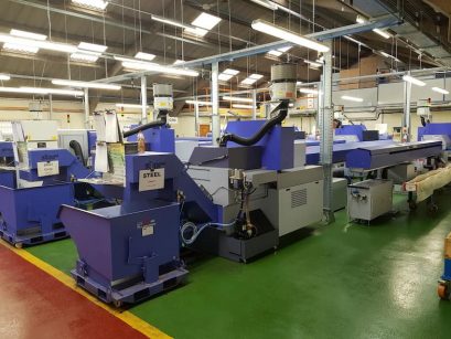 Tappex's CNC shop of sliding lathes for the manufacture of thread inserts